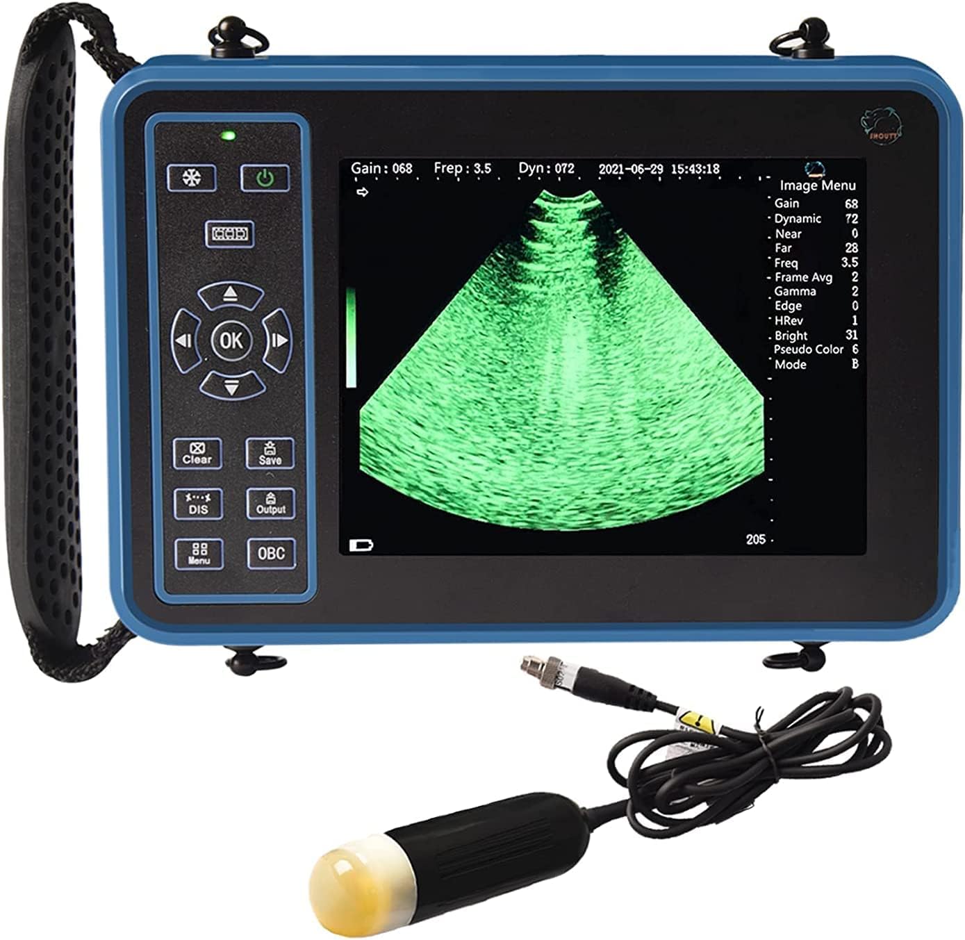 Ultrasound Scanner Veterinary for Pregnancy, Vet Digital Portable B-Ultra Sound Scanner Machine